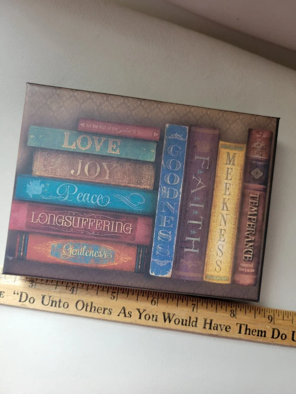 Stacked Books Notecards - Inspirational Words, Multi-Color FINAL PRICE!